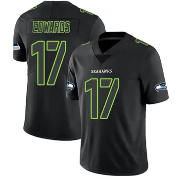 Men's Braylon Edwards Seattle Seahawks Limited Black Impact Jersey