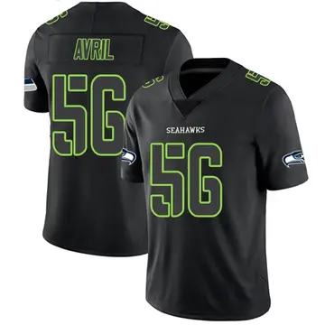 Cliff Avril Signed Seahawks 35x43 Custom Frmd Jersey/JSA Pro Bowl