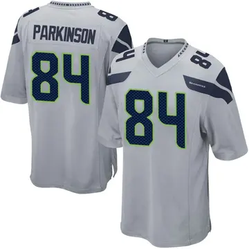 NFL Auction  International Series - Seahawks Colby Parkinson Game Worn  Jersey (11/13/22) Size 42