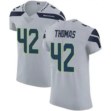 Drake Thomas Youth Nike Gray Seattle Seahawks Game Custom Jersey Size: Large