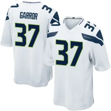 Men's Eric Garror Seattle Seahawks Game White Jersey