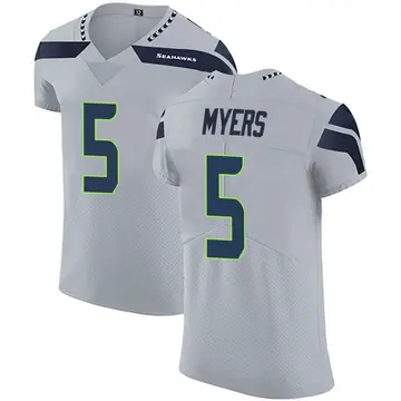 Limited Men's Jason Myers Navy Blue Home Jersey - #5 Football Seattle  Seahawks 100th Season Vapor Untouchable Size 40/M