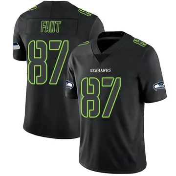 Limited Women's George Fant Grey Alternate Jersey - #74 Football Seattle  Seahawks 100th Season Vapor Untouchable Size S