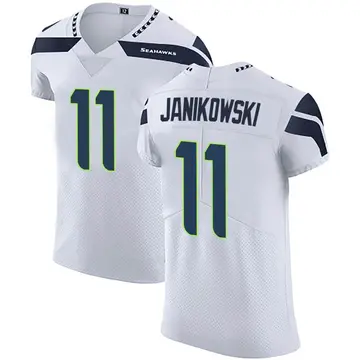 Men's Elite Seattle Seahawks NO.7 Geno Smith Vapor Untouchable Jersey -  White