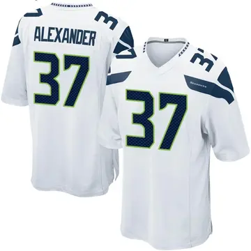 Limited Women's Shaun Alexander Grey Alternate Jersey - #37 Football  Seattle Seahawks 100th Season Vapor Untouchable Size S