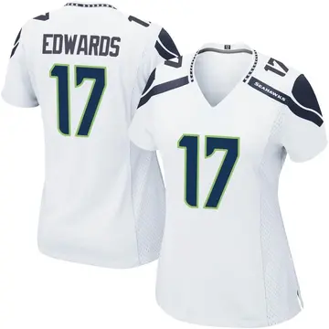 Women's Braylon Edwards Seattle Seahawks Game White Jersey