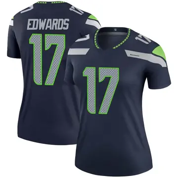 Women's Braylon Edwards Seattle Seahawks Legend Navy Jersey