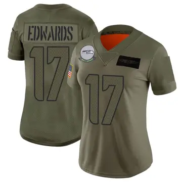 Women's Braylon Edwards Seattle Seahawks Limited Camo 2019 Salute to Service Jersey