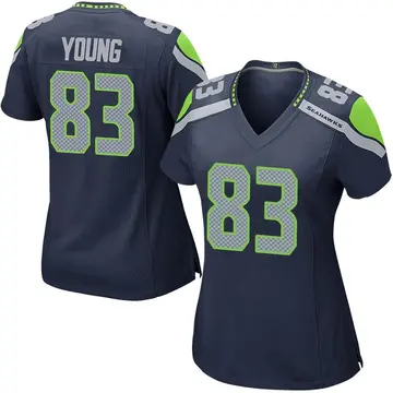 International Series - Seahawks Dareke Young Game Worn Jersey (11/13/22)  Size 42