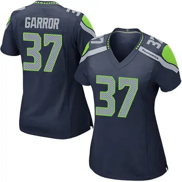 Women's Eric Garror Seattle Seahawks Game Navy Team Color Jersey