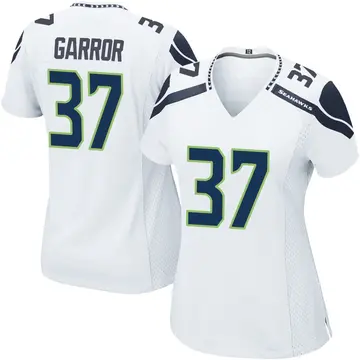 Women's Eric Garror Seattle Seahawks Game White Jersey