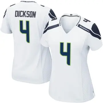 Limited Men's Michael Dickson White Road Jersey - #4 Football Seattle Seahawks  Vapor Untouchable Size 40/M