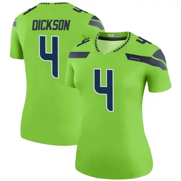 Youth Limited Seattle Seahawks NO.37 Quandre Diggs Color Rush Neon Jersey -  Green