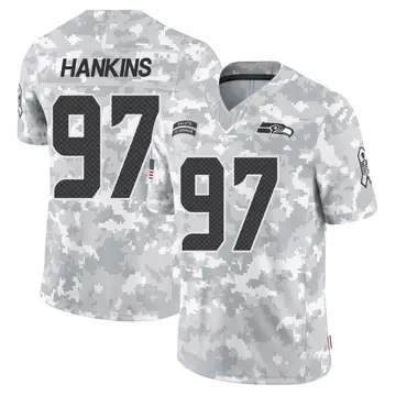 Youth Johnathan Hankins Seattle Seahawks Limited Arctic Camo 2024 Salute to Service Jersey