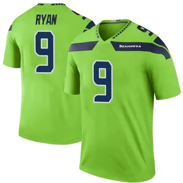 Lance Boykin Men's Nike Neon Green Seattle Seahawks Alternate Custom Game Jersey Size: Extra Large